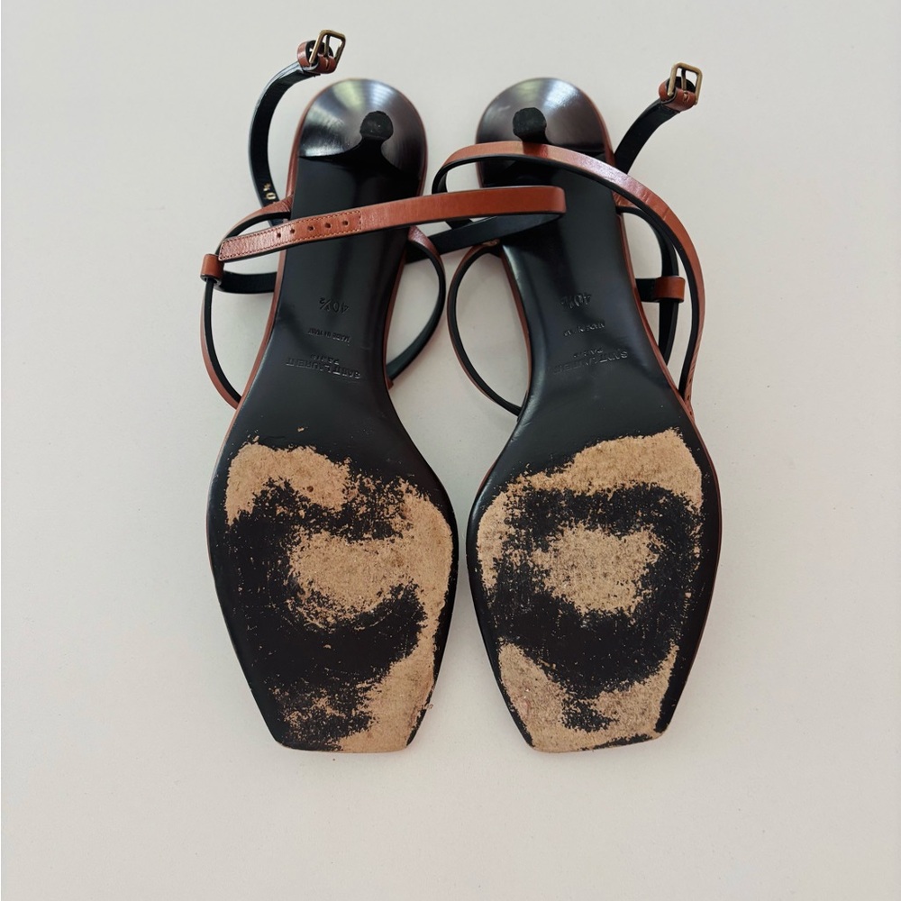 Saint Laurent YSL Vitti Monogram Sandal 40.5 - Picture 3 of 6